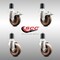 Service Caster 4 Inch 316SS High Temp Glass Filled Nylon 1-7/8 Inch Stem Caster Lck Brake, 2PK SS316TTLEX20S414-GFNSHT-2-S-2-178 - alternate 5